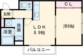 コンフォルタ星田の間取り画像