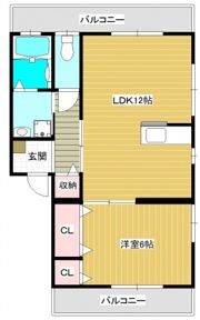 アガトン166の間取り画像