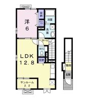 ルミナーレ ステラ Aの間取り画像