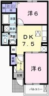 アプローズFUKUSAKIの間取り画像