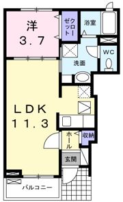 ジョンドール・Wの間取り画像
