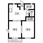 サントノーレB棟の間取り画像