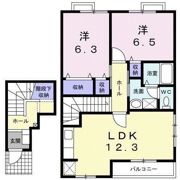 プレステージBの間取り画像