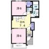 ティアラBの間取り画像