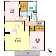 ブリジャール A棟の間取り画像
