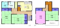 市貝町赤羽戸建の間取り画像