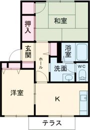マノワールCの間取り画像