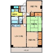 マンション桜の間取り画像