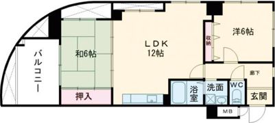 サントル西京の間取り画像