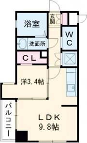 MGA黒崎Wの間取り画像