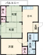 森塚第5マンションの間取り画像