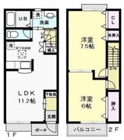 カーサボヌールⅠの間取り画像