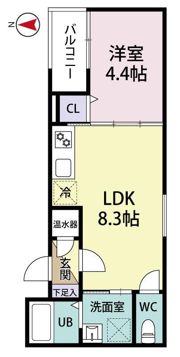 アーク美沢の間取り画像