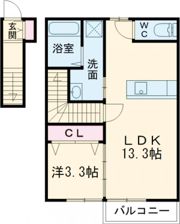 カローレ岡垣Ⅱの間取り画像