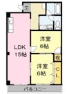 第二松原マンションの間取り画像
