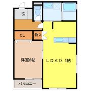 グランコムズ A棟の間取り画像