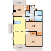 ハイムビーオールの間取り画像