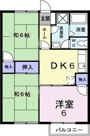 サンヒルズ横井上の間取り画像