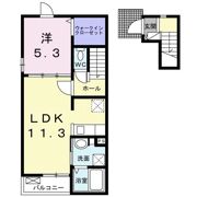 ライラック和田浜Ⅱの間取り画像