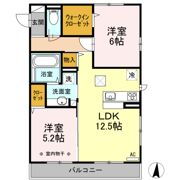 リベルラ美鈴の間取り画像
