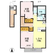カーミー・芳川 B棟の間取り画像