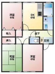 日天ながた野の間取り画像