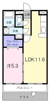 メルベーユⅡの間取り画像