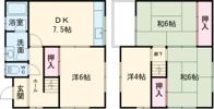 竹田メゾネットの間取り画像
