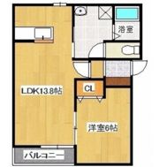 セゾンクレールⅢの間取り画像