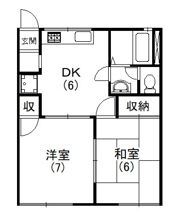 サンコーポ松葉の間取り画像