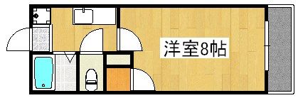 ロゼーヌ脇田の間取り画像
