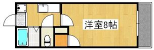 ロゼーヌ脇田の間取り画像