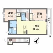 シャーメゾン ゆずの間取り画像