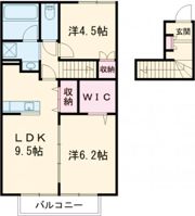 アムールコートの間取り画像