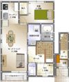 シャレーコーセイ四番館の間取り画像