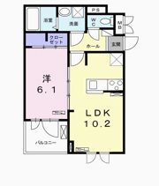 ブランドール久米田Ⅴの間取り画像