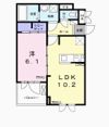 ブランドール久米田Ⅴの間取り画像