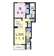 ラウレア Bの間取り画像