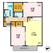 フィルコート新町 参番館の間取り画像