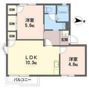 ハイツメイプルタウンの間取り画像
