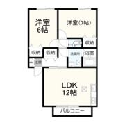 ソレイユの間取り画像