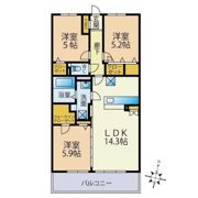 アンブル橋本の間取り画像