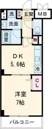 モルゲン北花田の間取り画像