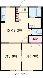デイールの間取り画像