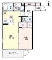 ラ コンフィアンス明石の間取り画像