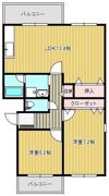 casa稲木の間取り画像