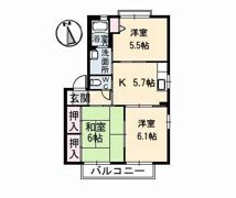 シャーメゾンⅠ番館の間取り画像
