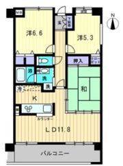 サウスフォレストの間取り画像