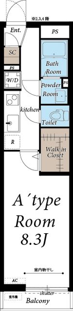 グレイス所沢の間取り画像