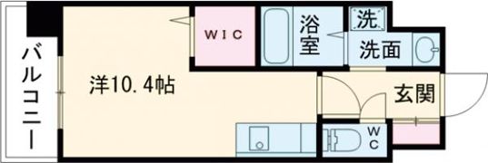 フォーエス熊本駅前Ⅱの間取り画像